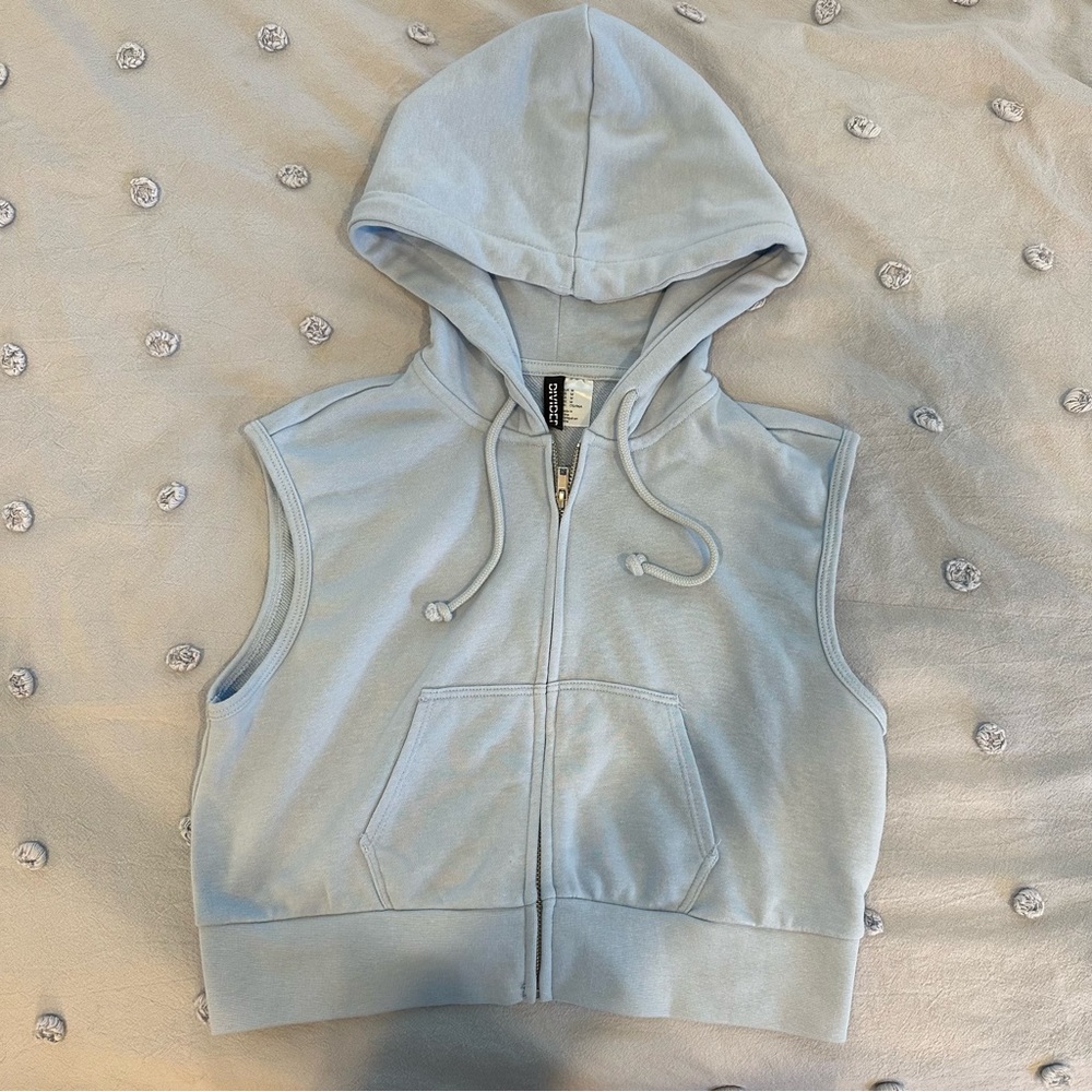 H&M Cropped Vest Full Zip